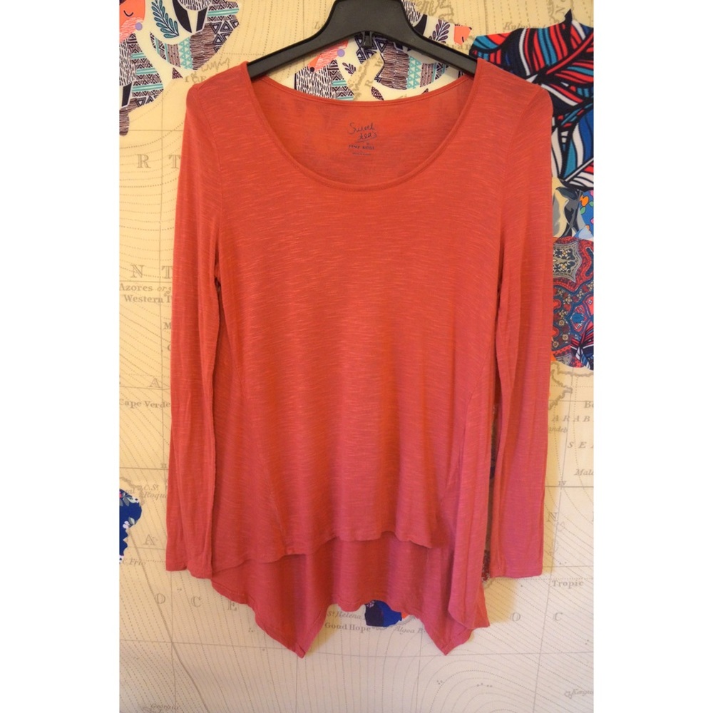 Soft, Long Sleeve Pink Rose tunic by Sweet Tea